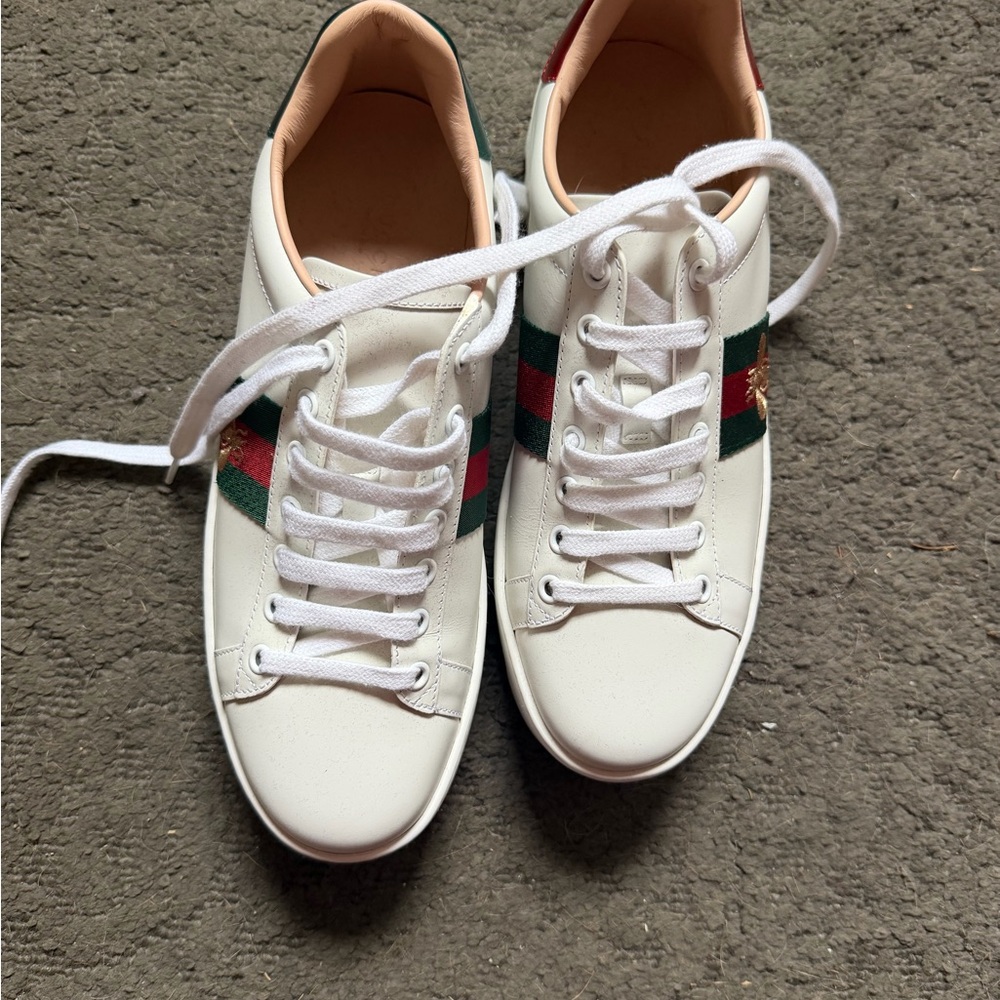 Gucci Ace Leather Trainers Size 38.5